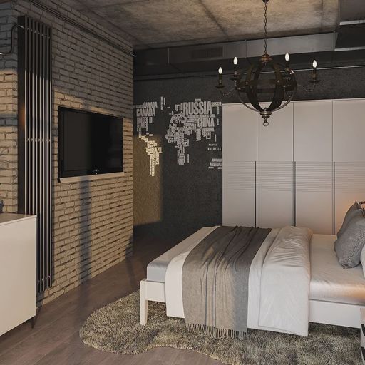 Комод «Брента», белый, 4 ящика, 2 дверцы